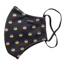 MASQUE DE PROTECTION MAJOR GENERAL MICHELINHO NOIR/RAINBOW - BARCODE