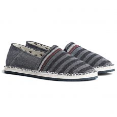 ESPADRILLES STRIPED BLEU JEANS M02751 - TOMMY JEANS