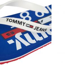 CLAQUETTES / TONGS A BRIDE BLEU M00430  - TOMMY HILFIGER 