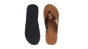 CLAQUETTES / TONGS ELEVATED A MONOGRAMME MARRON  M02692 - TOMMY HILFIGER 