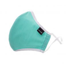 MASQUE DE PROTECTION PRIVATE FIRST CLASS TANNER TURQUOISE/BLANC - BARCODE