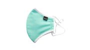 MASQUE DE PROTECTION PRIVATE FIRST CLASS TANNER VERT D'EAU/BLANC - BARCODE