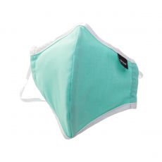 MASQUE DE PROTECTION PRIVATE FIRST CLASS TANNER TURQUOISE/BLANC - BARCODE