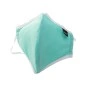 MASQUE DE PROTECTION PRIVATE FIRST CLASS TANNER VERT D'EAU/BLANC - BARCODE