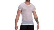 T-SHIRT MALU EN MESH BLANC 91654 - BARCODE BERLIN