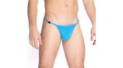 STRING DE BAIN STRIPTEASE TURQUOISE MY11X - L'HOMME INVISIBLE