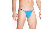 STRING DE BAIN STRIPTEASE TURQUOISE MY11X - L'HOMME INVISIBLE