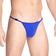 STRING DE BAIN STRIPTEASE BLEU MY11X - L'HOMME INVISIBLE