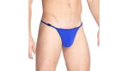STRING DE BAIN STRIPTEASE BLEU MY11X - L'HOMME INVISIBLE