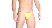 STRING DE BAIN STRIPTEASE JAUNE MY11X - L'HOMME INVISIBLE