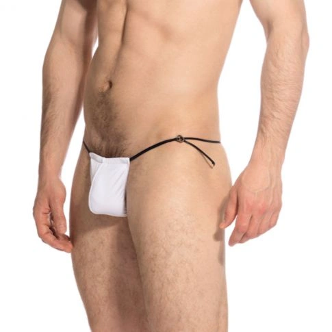 STRING DE BAIN BEACH BOOTY BLANC BA225- L'HOMME INVISIBLE STRING DE BAIN BEACH BOOTY BLANC BA225- L'HOMME INVISIBLE