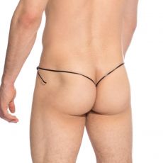 STRING DE BAIN BEACH BOOTY BLANC BA225- L'HOMME INVISIBLE