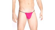 STRING DE BAIN BEACH BOOTY ROSE BA225- L'HOMME INVISIBLE