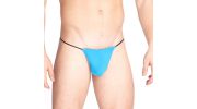 STRING DE BAIN BEACH BOOTY TURQUOISE BA225- L'HOMME INVISIBLE