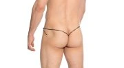 STRING DE BAIN BEACH BOOTY JAUNE BA225- L'HOMME INVISIBLE