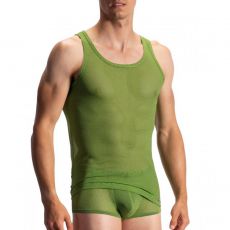 DEBARDEUR EN MESH SPORTSHIRT VERT RED1964 - OLAF BENZ
