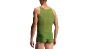 DEBARDEUR EN MESH SPORTSHIRT VERT RED1964 - OLAF BENZ