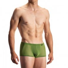 BOXER EN MESH MINIPANTS VERT RED1964  - OLAF BENZ