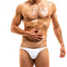 MINI SLIP DE BAIN LOW CUT BODYBUILDING BLANC - MODUS VIVENDI