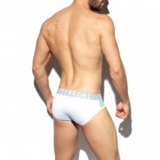 SLIP KANSAS BRIEF BLANC UN412 - ES COLLECTION