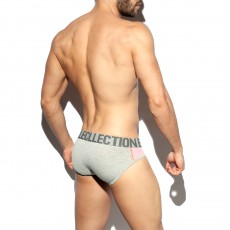SLIP KANSAS BRIEF GRIS UN412 - ES COLLECTION