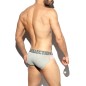 SLIP KANSAS BRIEF GRIS UN412 - ES COLLECTION SLIP KANSAS BRIEF GRIS UN412 - ES COLLECTION