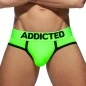 SLIP DE BAIN COCKRING C-THROUGH VERT FLUO AD917 - ADDICTED