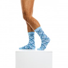 PAIRE DE CHAUSSETTES HAUTES LIGHT BLUE XS2014 - MODUS VIVENDI