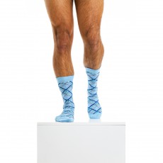 PAIRE DE CHAUSSETTES HAUTES LIGHT BLUE XS2014 - MODUS VIVENDI