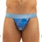 SLIP TANGA BRIEF TRAPPED CAMO BLEU 11012  - MODUS VIVENDI