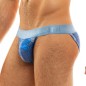 SLIP TANGA BRIEF TRAPPED CAMO BLEU 11012  - MODUS VIVENDI