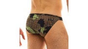 SLIP LOW CUT BRIEF TRAPPED CAMO KAKI 11013  - MODUS VIVENDI