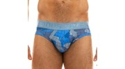 SLIP BOTTOMLESS TRAPPED CAMO BLEU 11014  - MODUS VIVENDI