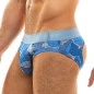 SLIP BOTTOMLESS TRAPPED CAMO BLEU 11014  - MODUS VIVENDI