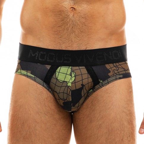 SLIP BOTTOMLESS TRAPPED CAMO KAKI 11014  - MODUS VIVENDI