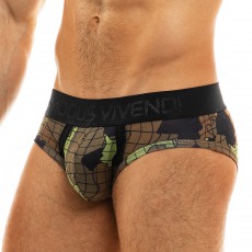 SLIP BRIEF TRAPPED CAMO KAKI 11015  - MODUS VIVENDI