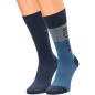 PACK DE 2 PAIRES DE CHAUSSETTES ONE R BLEU - TOMMY