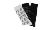 COFFRET DE 4 PAIRES DE CHAUSSETTES NOIR/GRIS - LEVIS