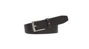 CEINTURE BOUCLE ARDILLON CUIR MARRON - TOMMY HILFIGER