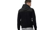 GILET REGULAR BI-MATIERE NOIR - KAPORAL