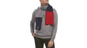 ECHARPE EN COTON MARINE/ROUGE/BLANCHE/GRISE AM05166 - TOMMY JEANS