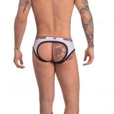 SLIP BOTTOMLESS MAXIME BLANC/NOIR 91730 - BARCODE