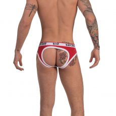 SLIP BOTTOMLESS MAXIME ROUGE/BLANC 91730 - BARCODE