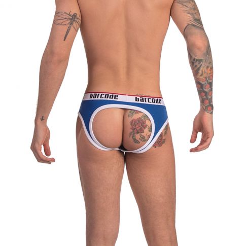 SLIP BOTTOMLESS MAXIME BLEU/BLANC 91730 - BARCODE