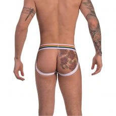 JOCK STRAP PRIDE EN MESH BLANC 91740 - BARCODE