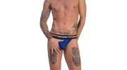 JOCK STRAP PRIDE EN MESH BLEU 91740 - BARCODE