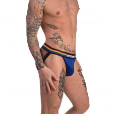 JOCK STRAP PRIDE EN MESH BLEU 91740 - BARCODE