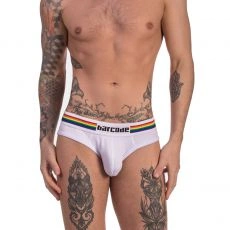 SLIP PRIDE EN MESH BLANC 91743 - BARCODE