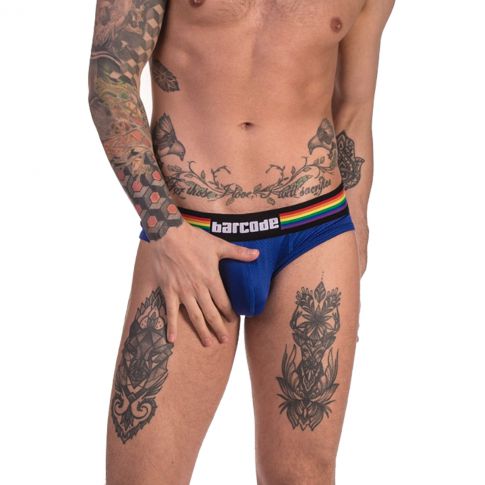 SLIP PRIDE EN MESH BLEU 91743 - BARCODE