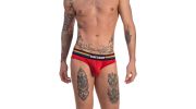 SLIP PRIDE EN MESH ROUGE 91743 - BARCODE